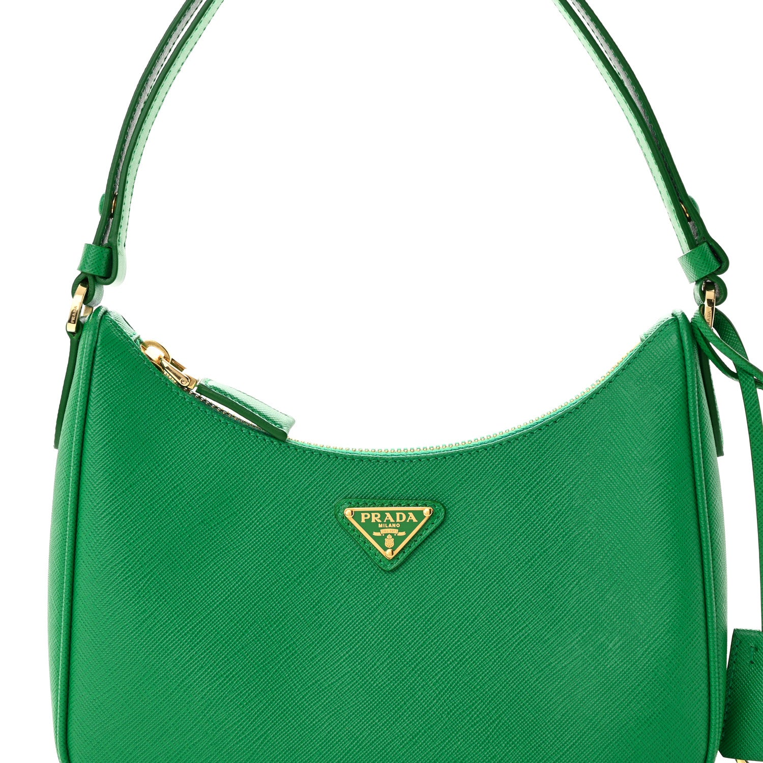 Prada Saffiano Lux Mini Re-Edition Shoulder Bag Mango 8 of 11