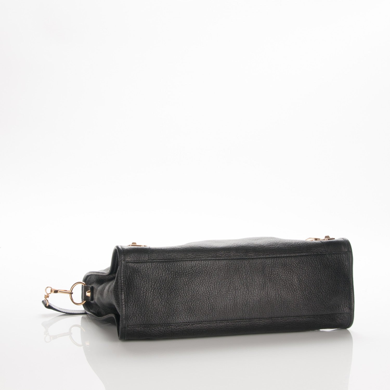 Balenciaga Chevre Gold Metallic Edge Hardware City Black 4 of 7