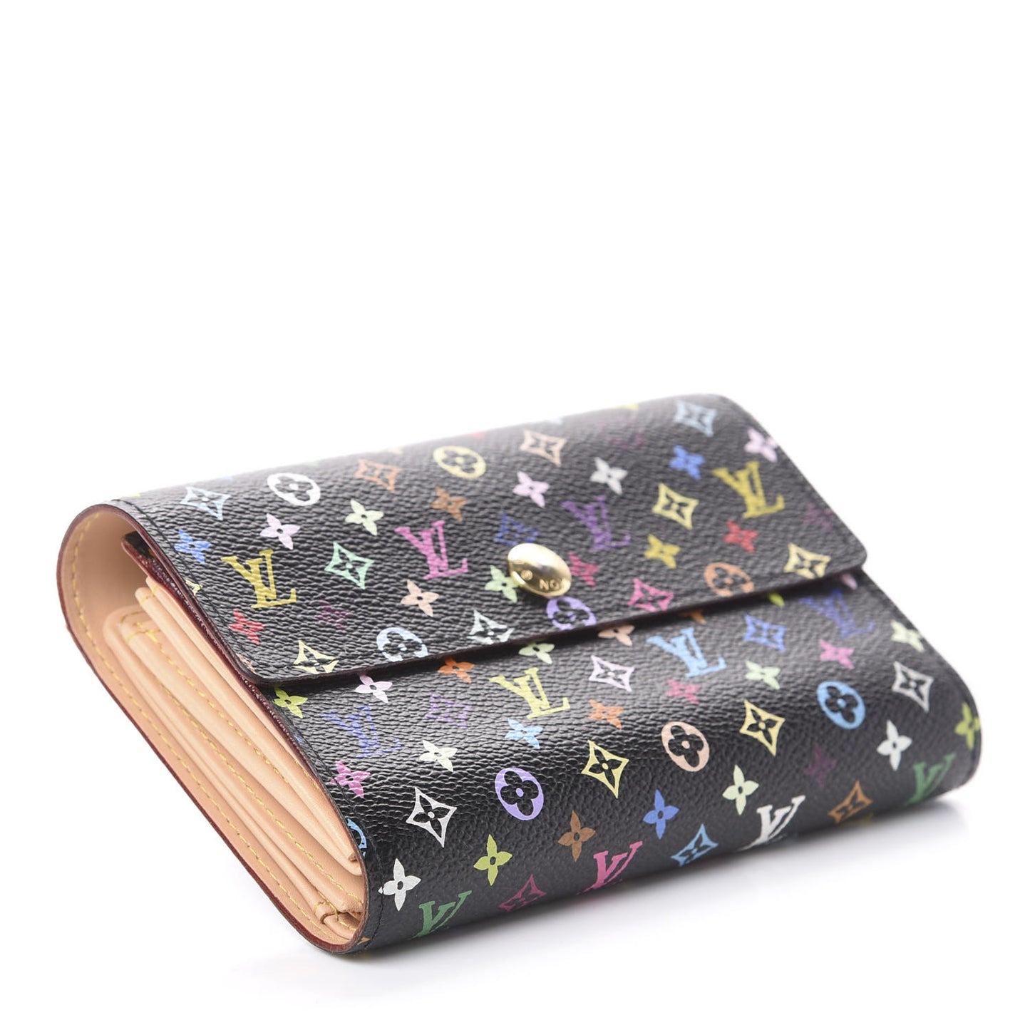 Monogram Multicolor Alexandra Wallet Black