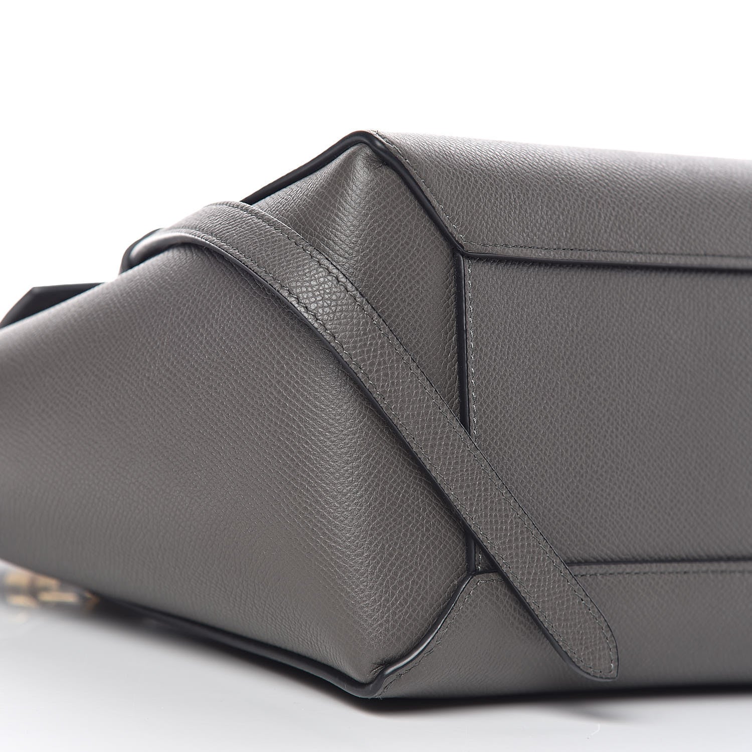Celine Grained Calfskin Micro Belt Bag Grey 9 of 10
