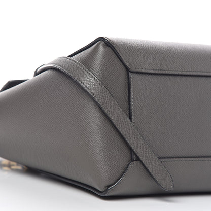 Celine Grained Calfskin Micro Belt Bag Grey 9 of 10