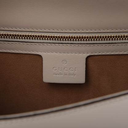 Gucci Calfskin Small Sylvie Shoulder Bag Off White 8 of 10