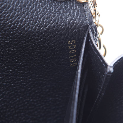 Louis Vuitton Empreinte Vavin Chain Wallet Black 6 of 9
