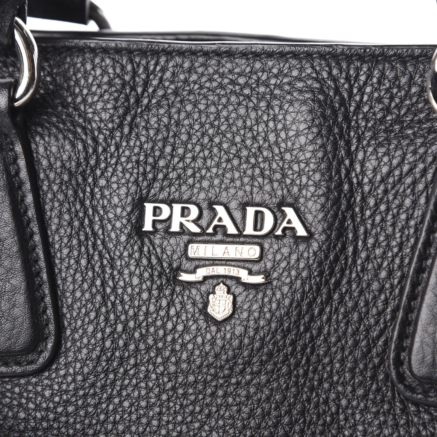 Prada Vitello Phenix Tote Black 16 of 19