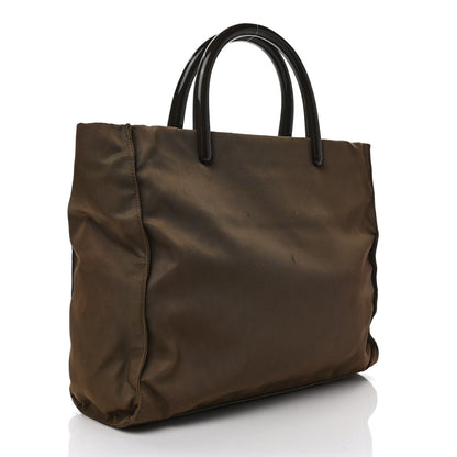 Prada Tessuto Nylon Tote Green 3 of 15