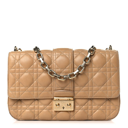 Christian Dior Lambskin Cannage Medium Miss Dior Flap Beige 1 of 13