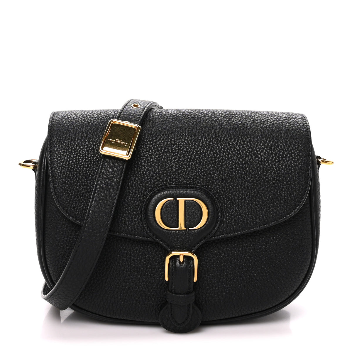 Christian Dior Grained Calfskin Medium Bobby Bag Black 1 of 9