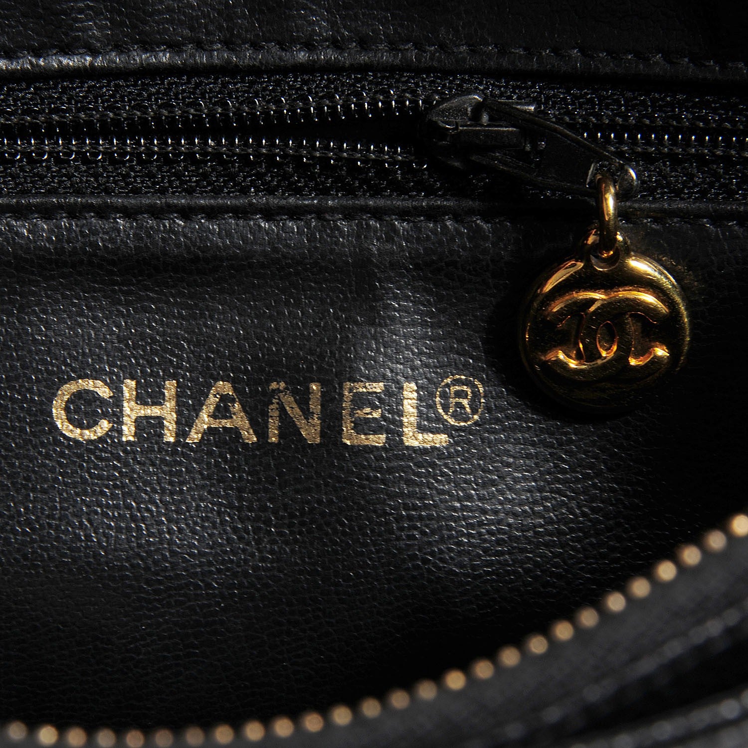 Chanel Caviar CC Shoulder Bag Black 7 of 8