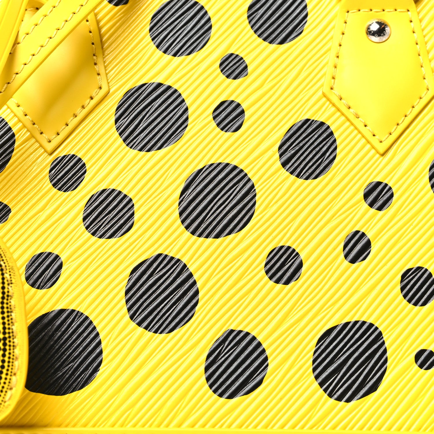 Louis Vuitton LV X YK Epi Alma BB Yellow Black 7 of 9