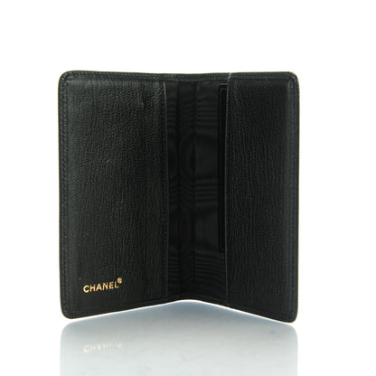 Chanel Goatskin Card Holder Wallet Black 5 of 8
