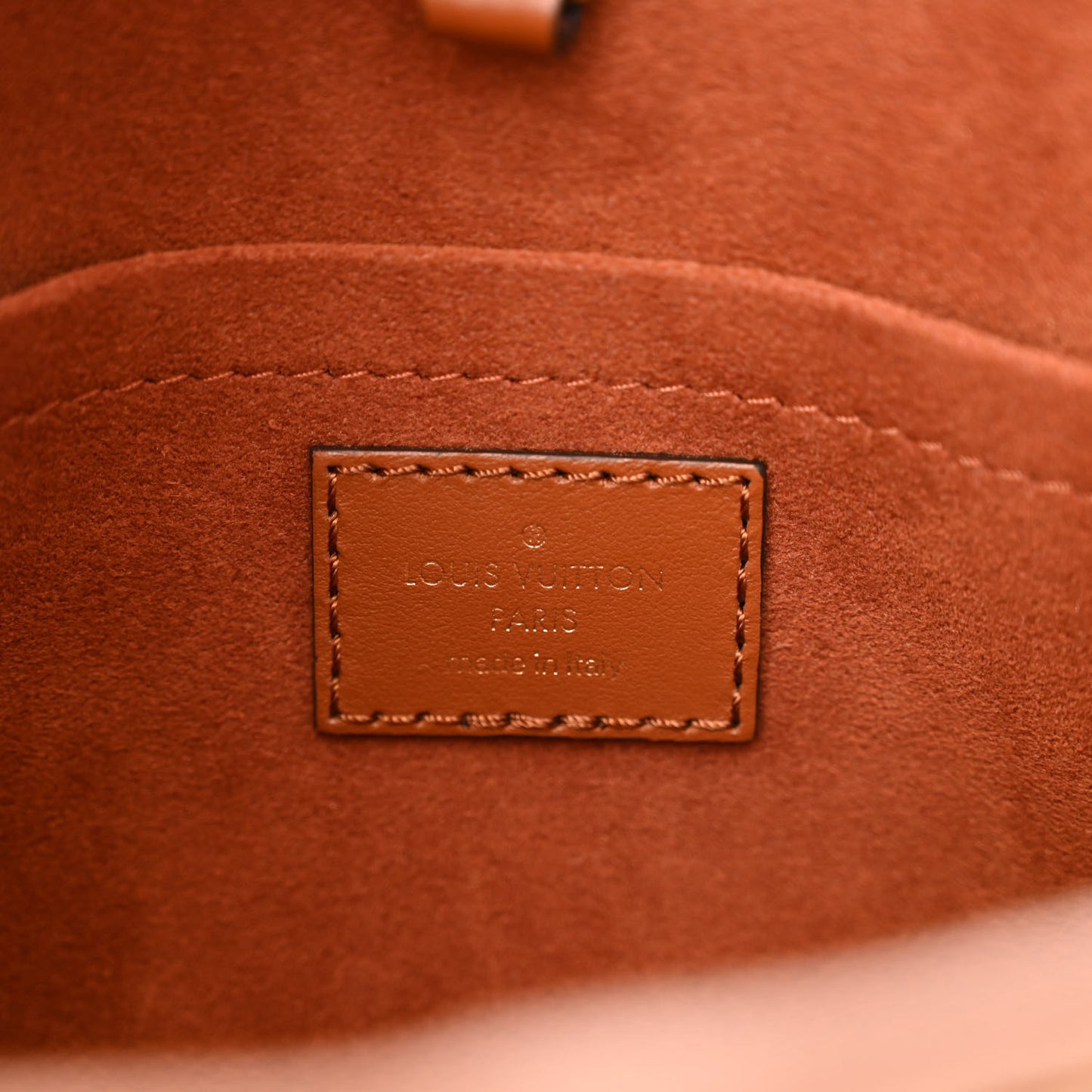 Kitted Raffia Petit Bucket Caramel