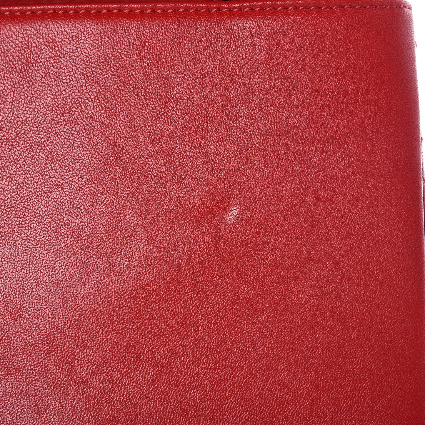 Sheepskin Quilted Vintage Mademoiselle Flap Red