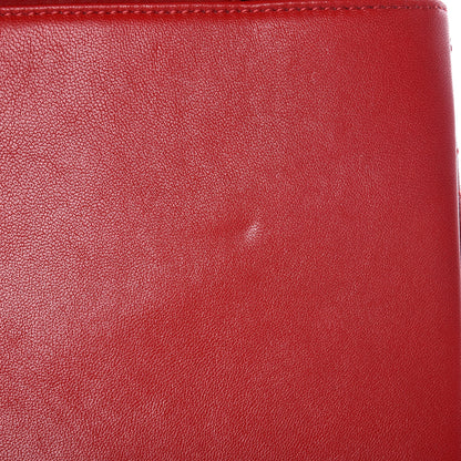 Chanel Sheepskin Quilted Vintage Mademoiselle Flap Red 8 of 8