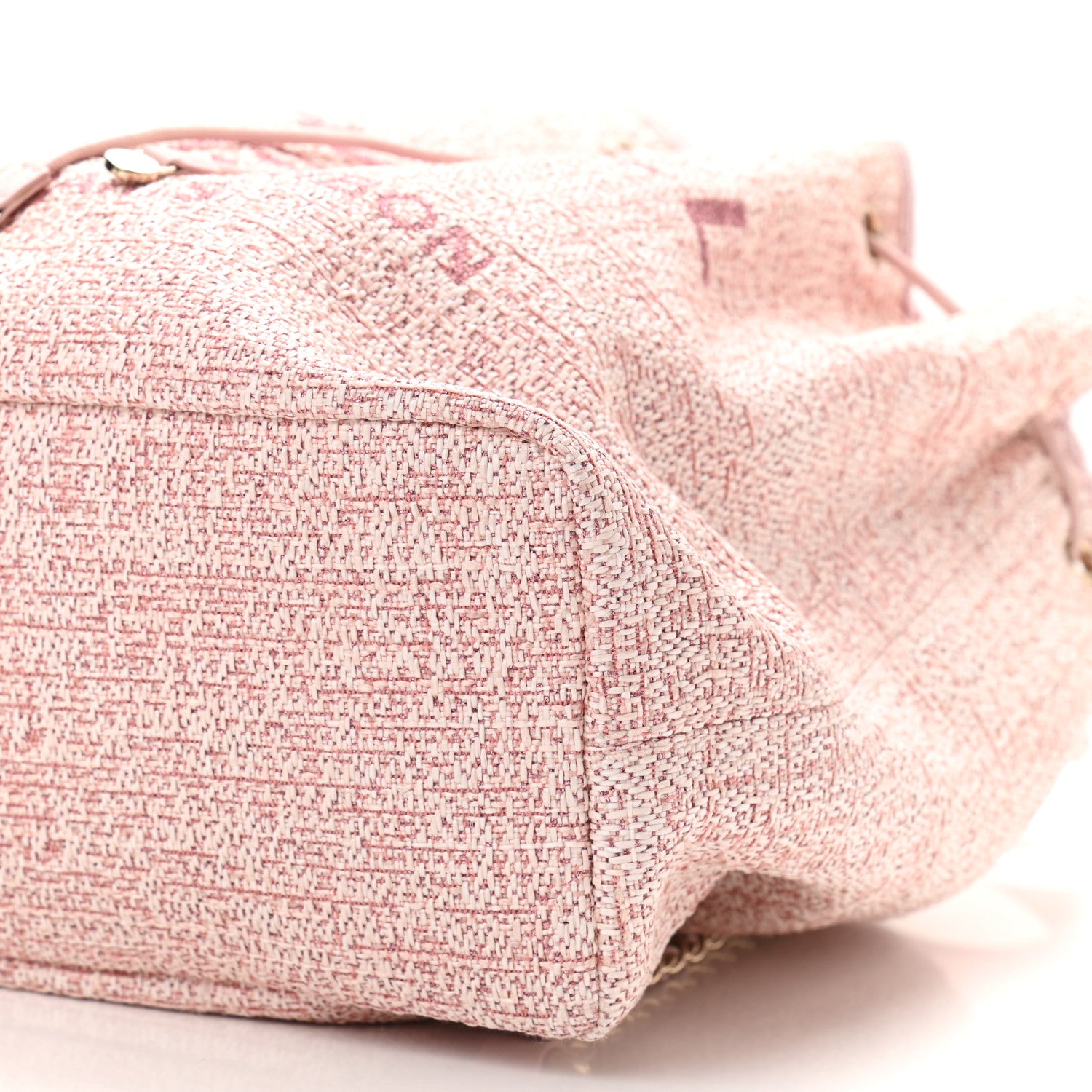 Chanel Canvas Large Deauville Backpack Pink 11 of 11