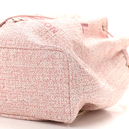 Chanel Canvas Large Deauville Backpack Pink 11 of 11
