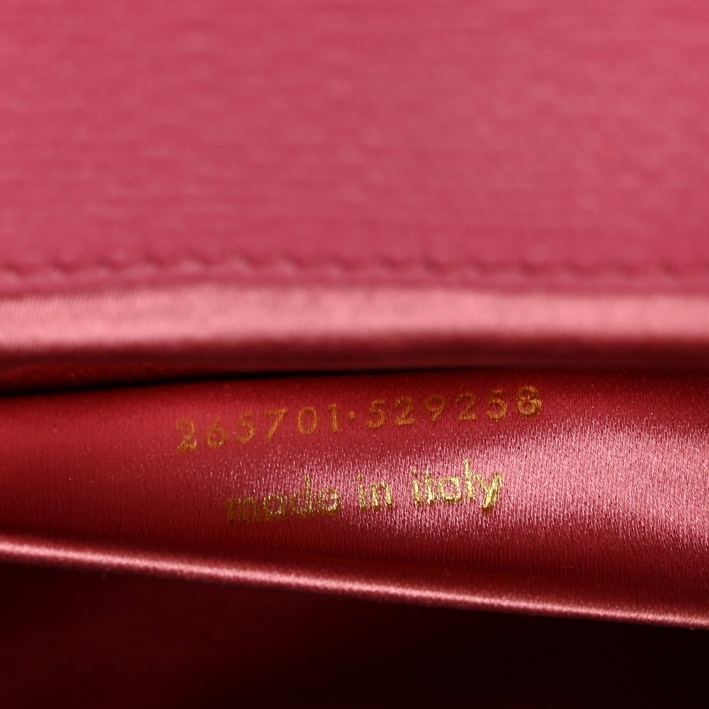 Calfskin Classic Y Ligne Clutch Fuchsia