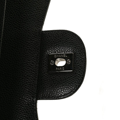 Chanel Caviar Quilted Jumbo Double Flap Black 13 of 13
