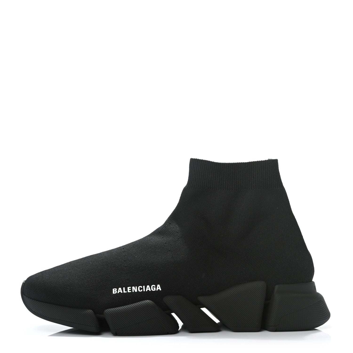 Balenciaga Technical 3D Recycled Knit Mens Speed 2.0 Sneakers 46 Monocolor Black 1 of 7