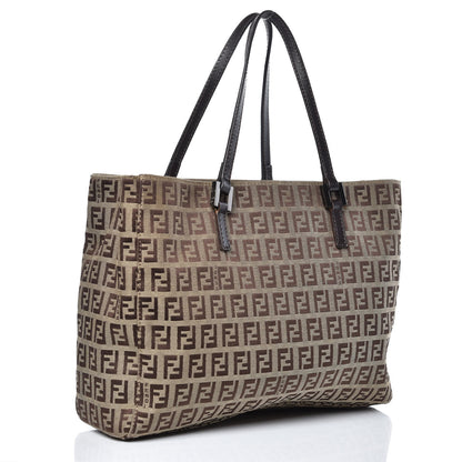 Fendi Zucchino Tote Brown 3 of 9