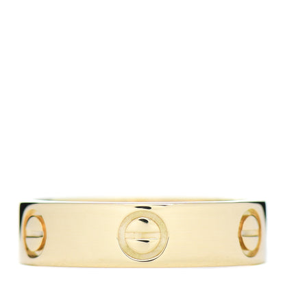 Cartier 18K Yellow Gold 5.5mm LOVE Ring 58 8.5 3 of 4
