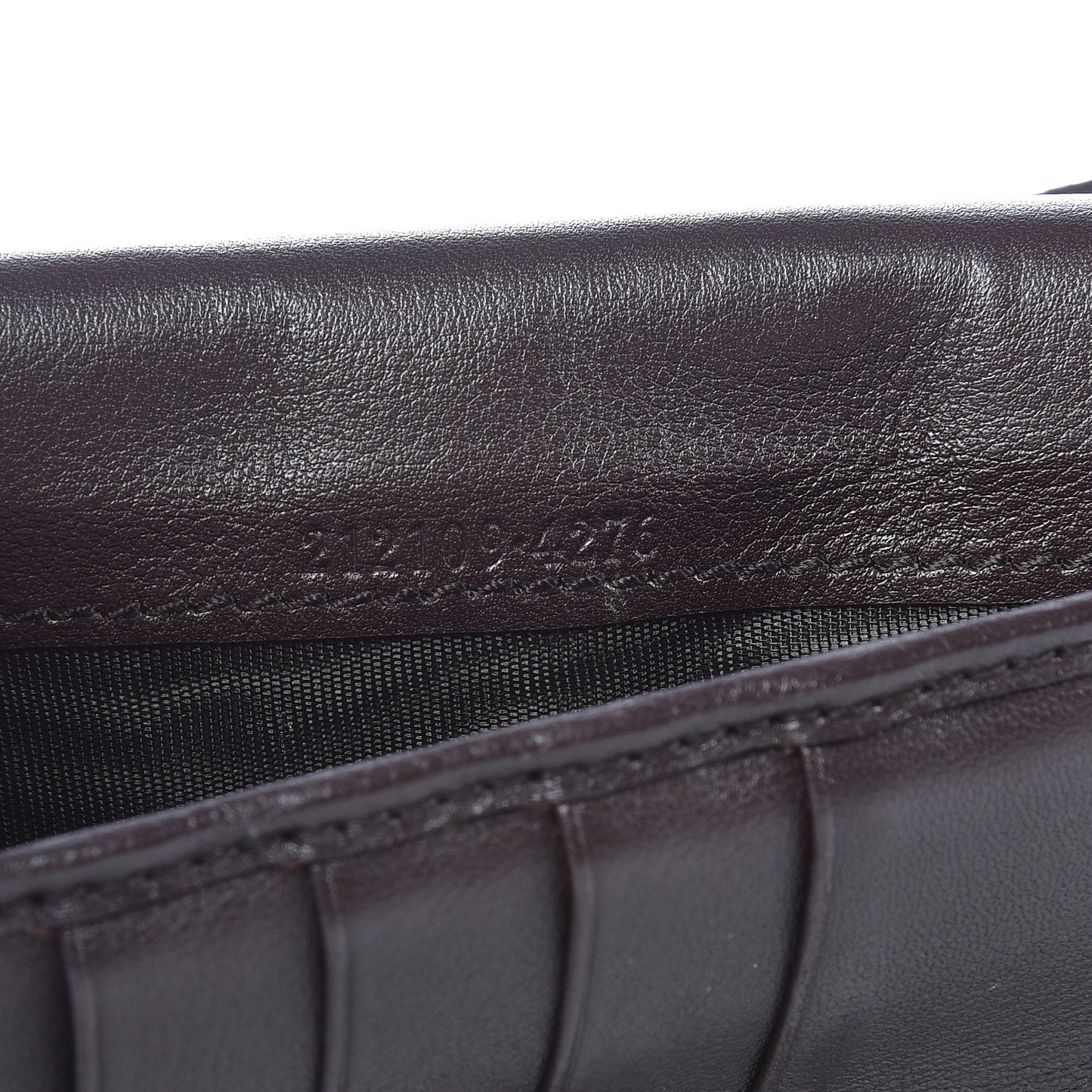 Guccissima Signature GG Pierce Continental Wallet Chocolate