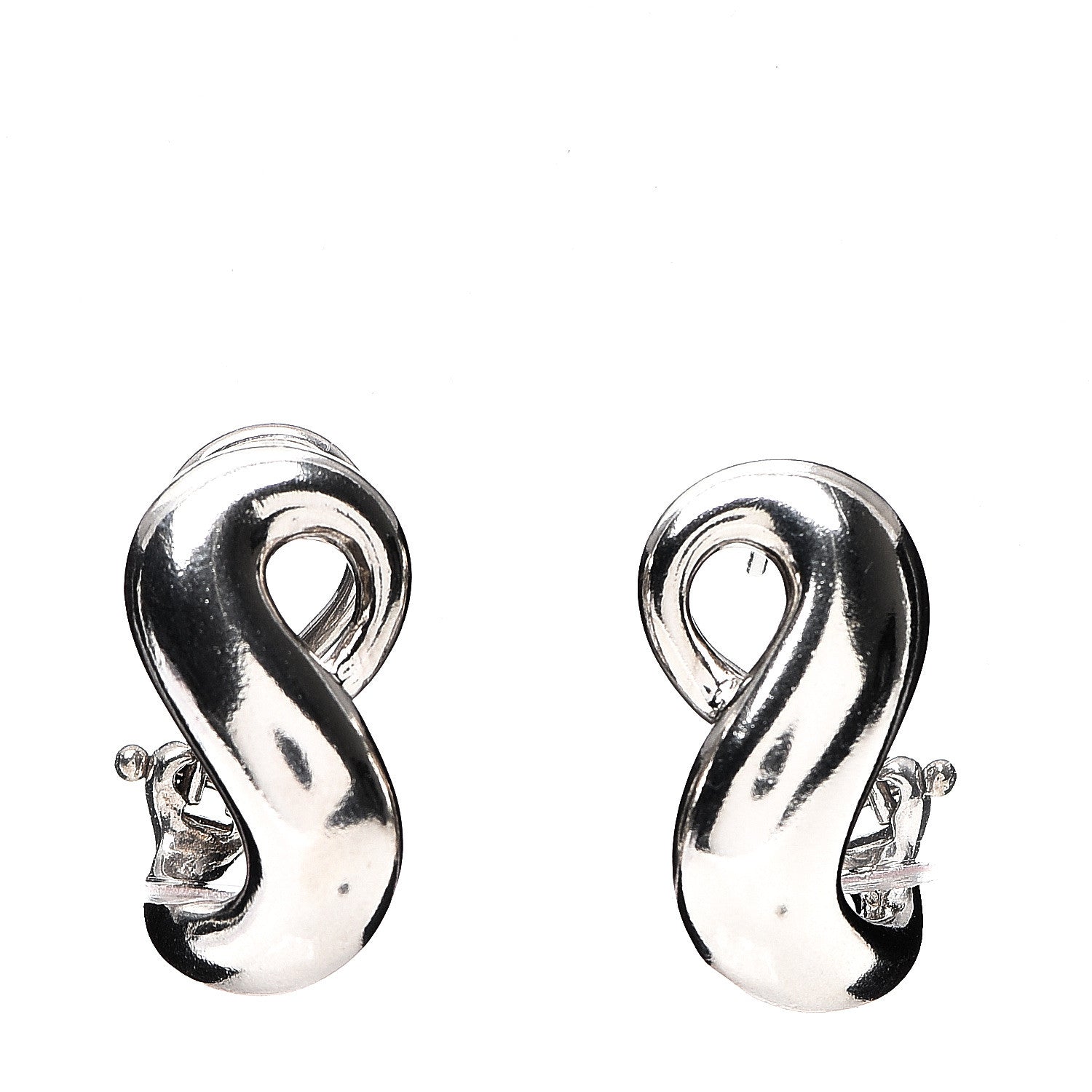 Tiffany Sterling Silver Infinity Earrings 1 of 4
