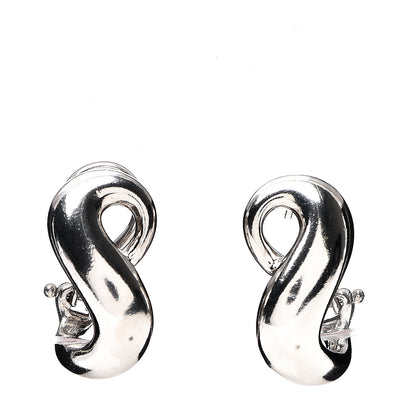 Tiffany Sterling Silver Infinity Earrings 1 of 4
