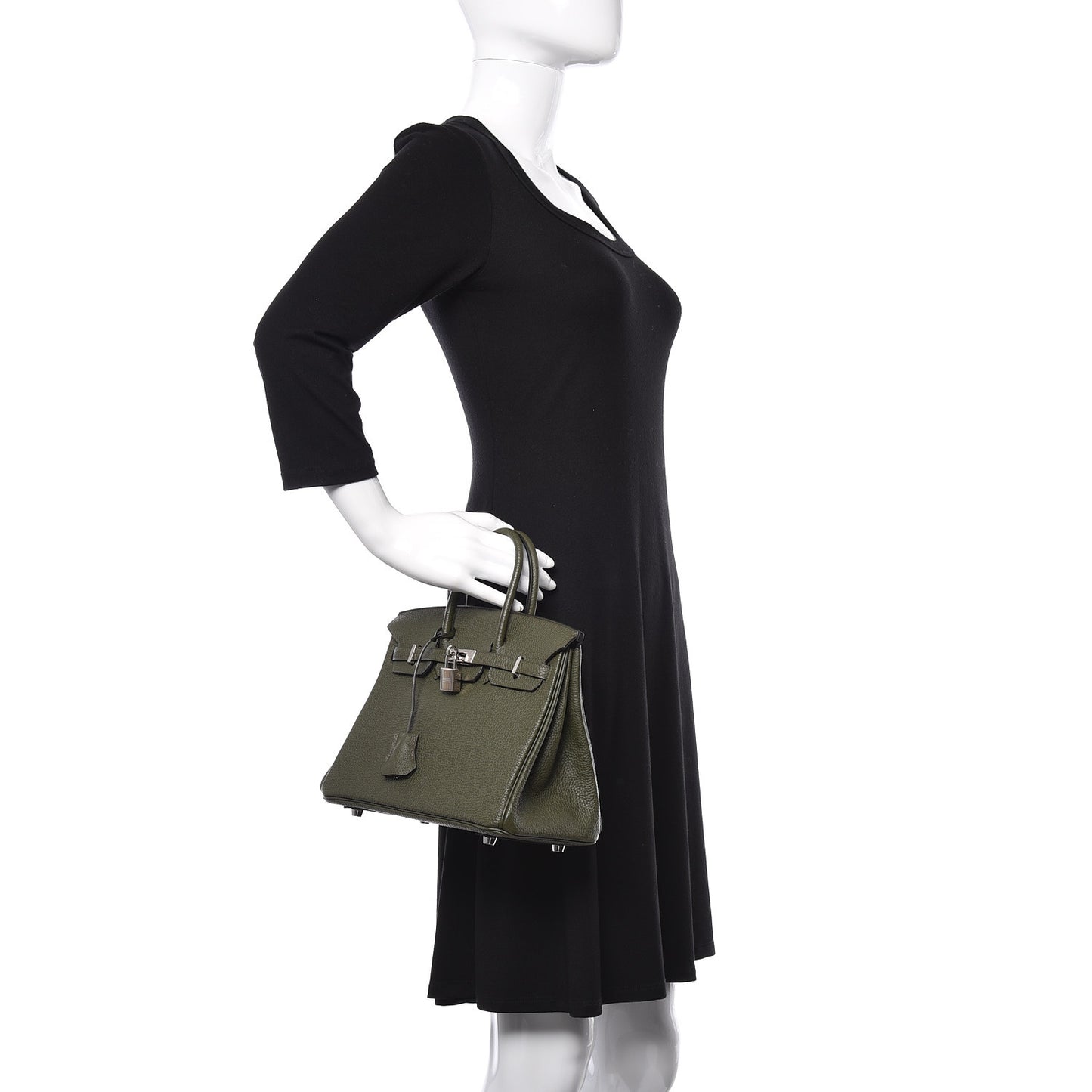 Togo Birkin 25 Vert Olive