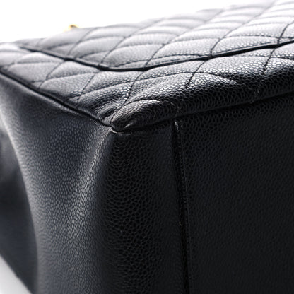 Chanel Caviar Quilted Grand Shopping Tote GST Black 11 of 15
