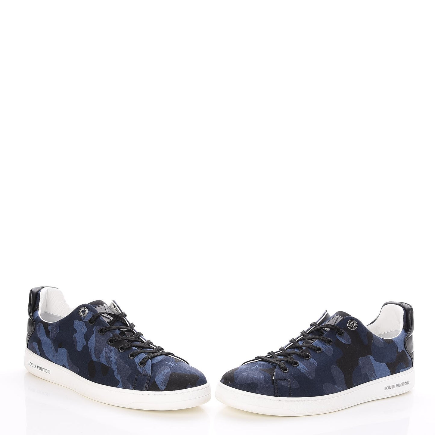 Mens Camouflage Front Row Low Top Sneakers 8.5 Blue