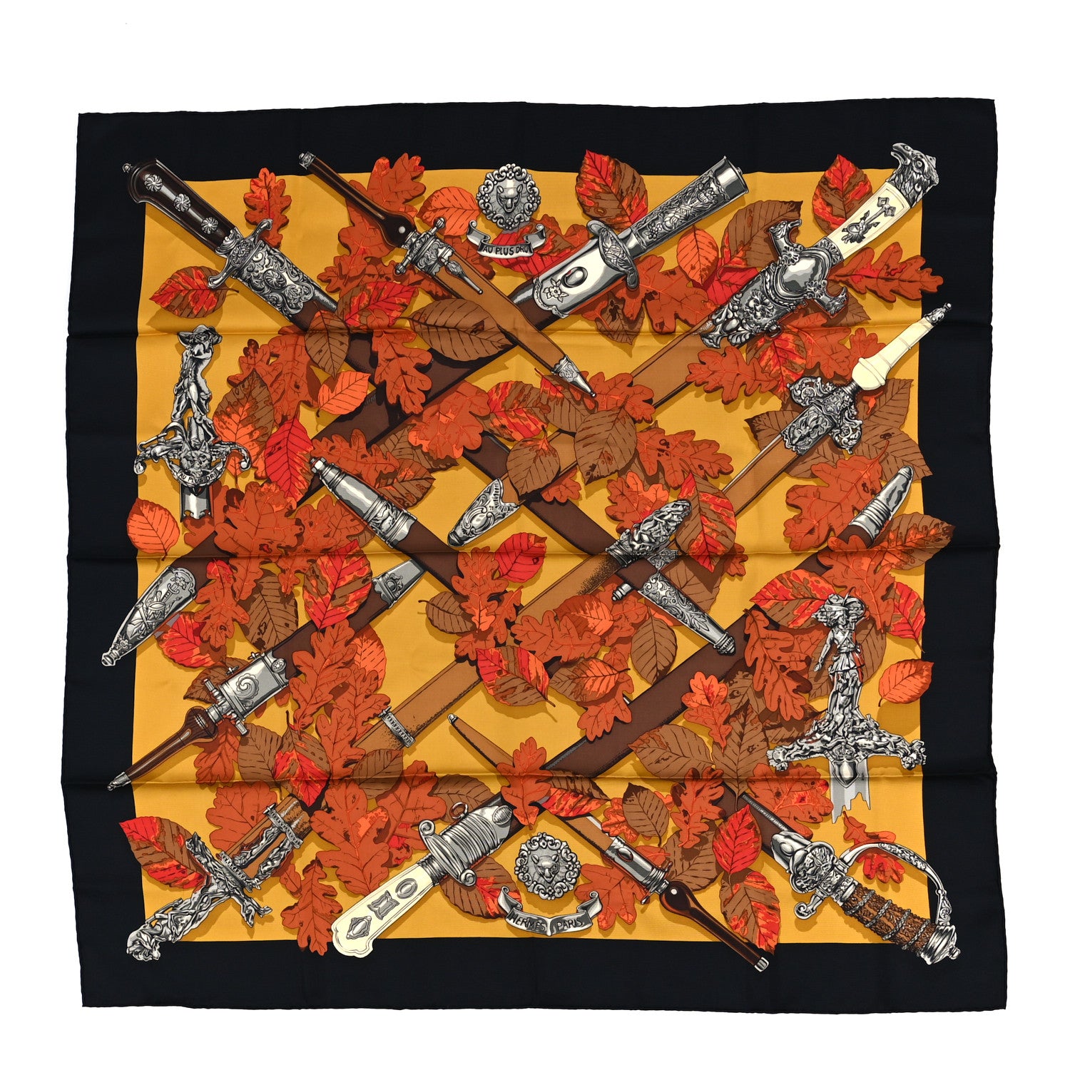 Hermes Silk Au Plus Dru Scarf 90 1 of 3