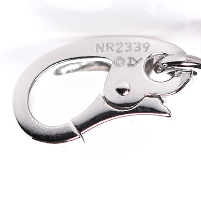 Cartier 18K White Gold Diamond Logo Charm 4 of 4