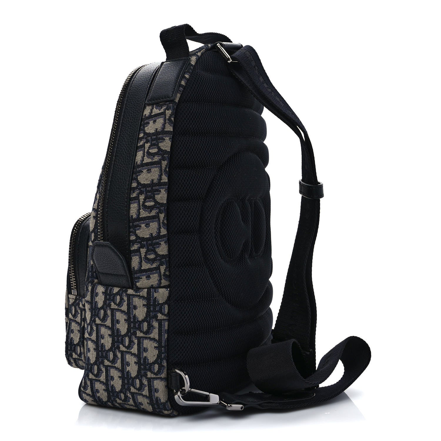 Christian Dior Oblique Mini Rider Backpack Black 3 of 10
