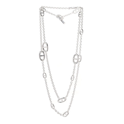 Hermes Sterling Silver Farandole Necklace 120 3 of 5