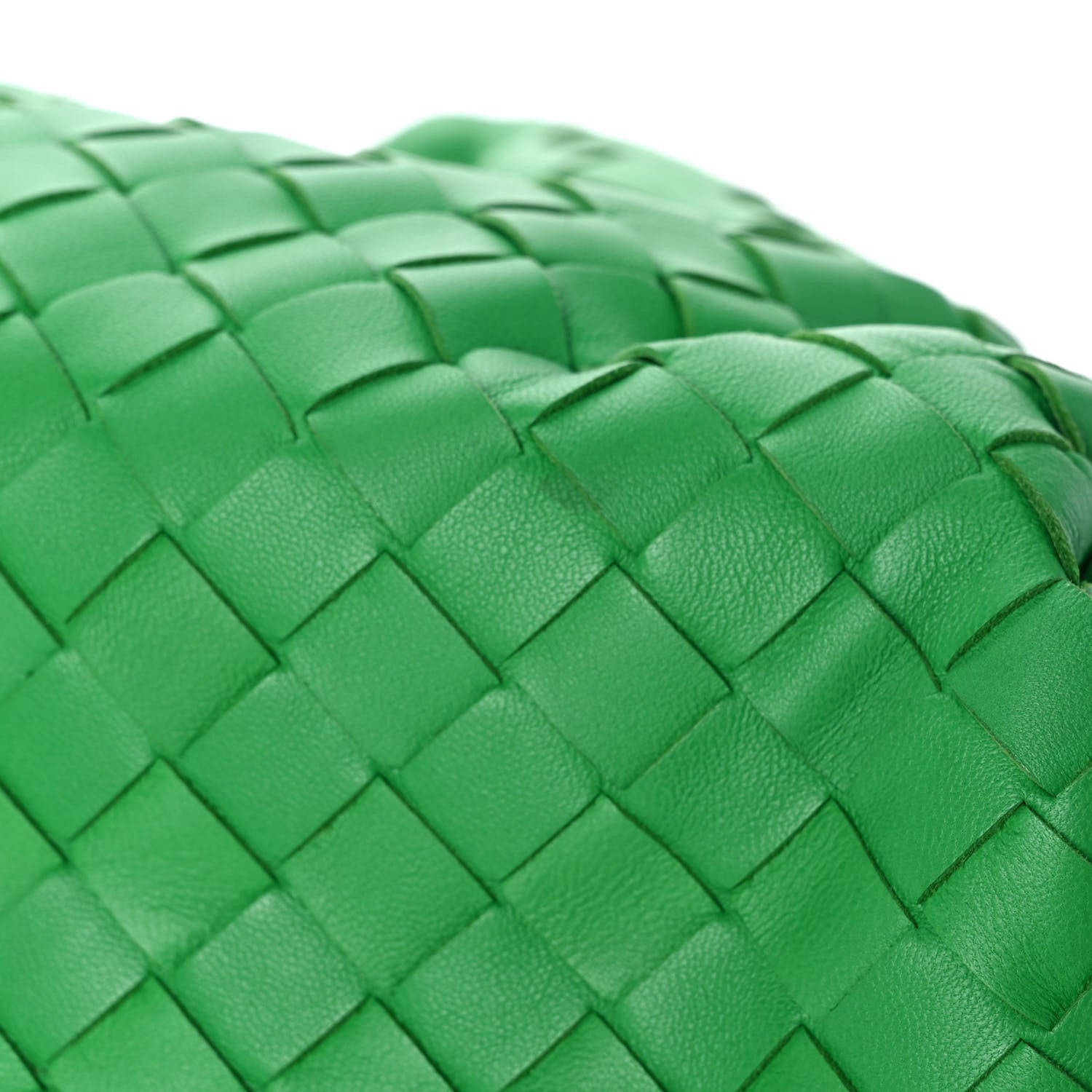 Bottega Veneta Nappa Intrecciato The Pouch Oversized Clutch Parakeet 14 of 15