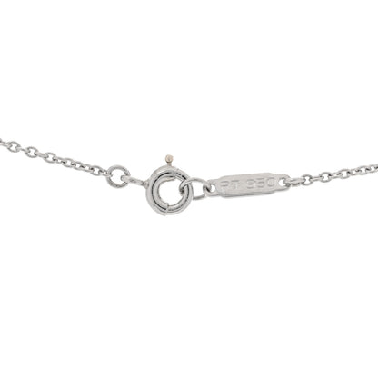 Tiffany Platinum Diamond Small Cross Pendant Necklace 4 of 4