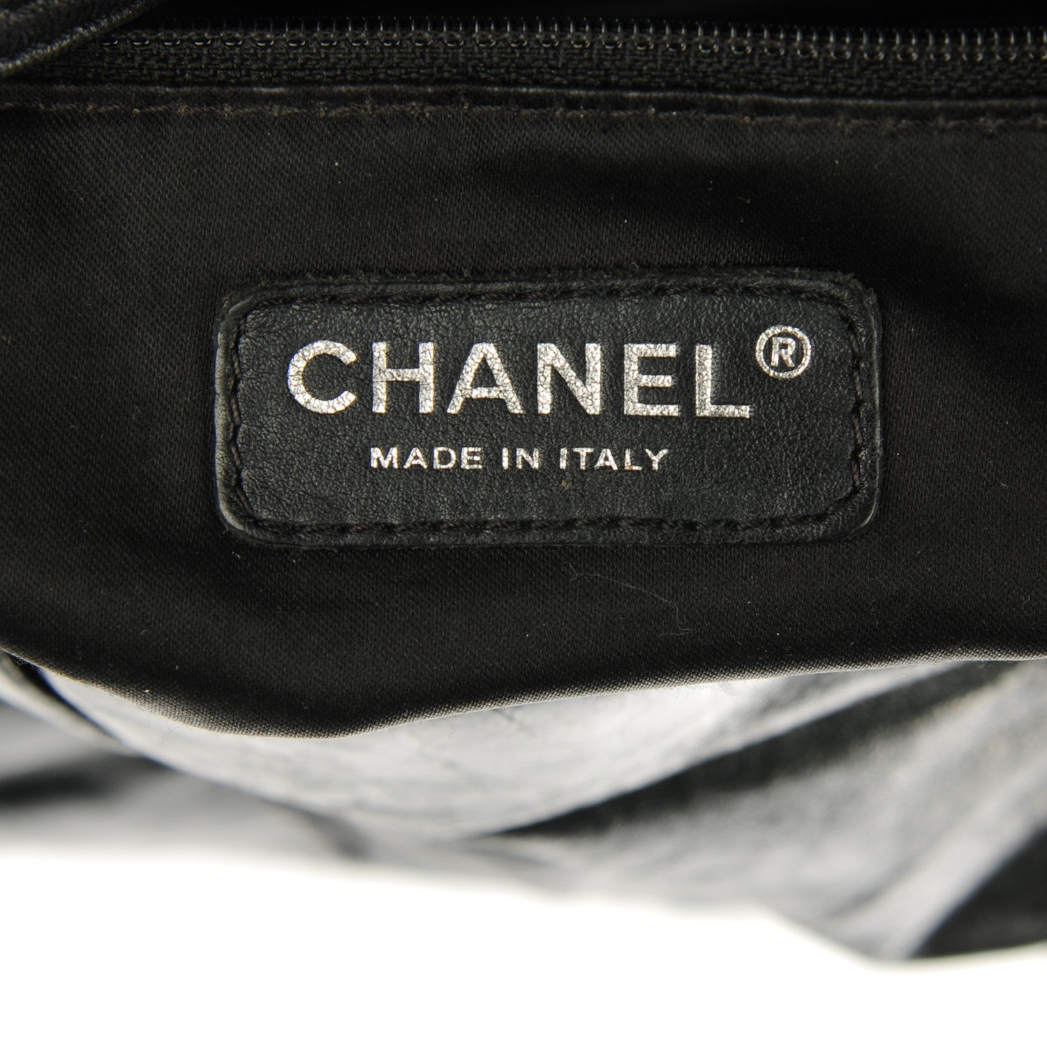 Chanel Glazed Calfskin Twisted Maxi Flap Black 6 of 7