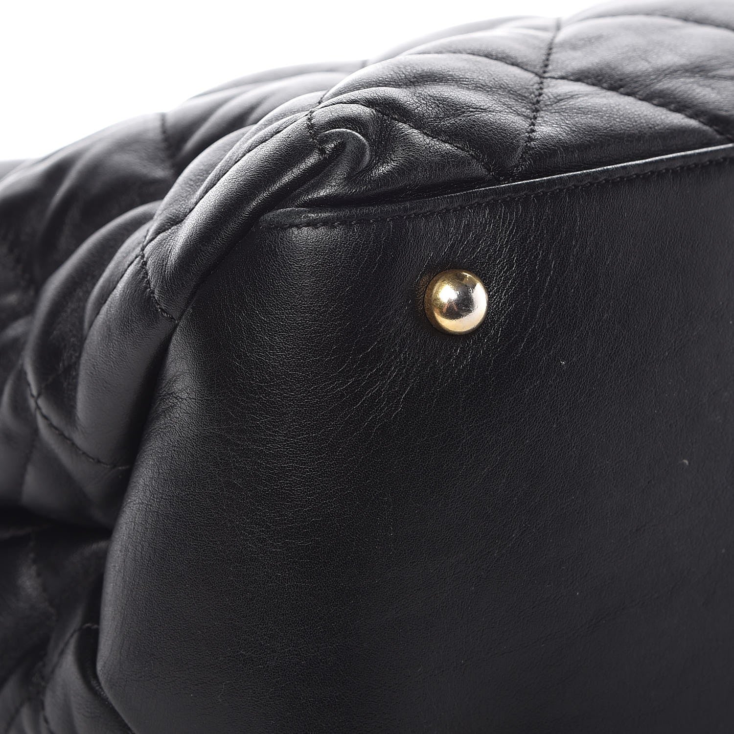 Chanel Calfskin Quilted Medium Soft Elegance Tote Black 8 of 9
