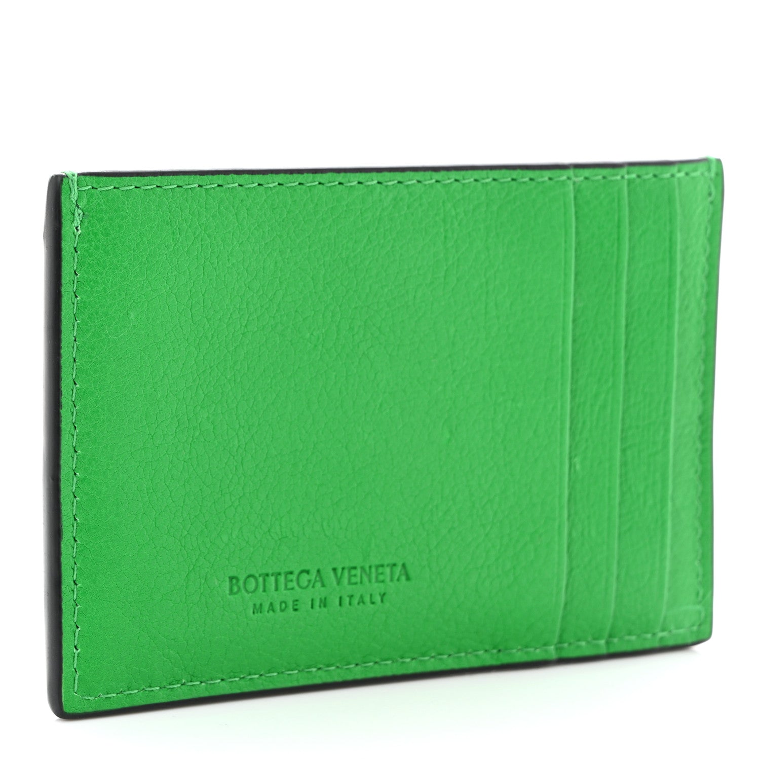 Bottega Veneta Nappa Intreccio Cassette Credit Card Holder