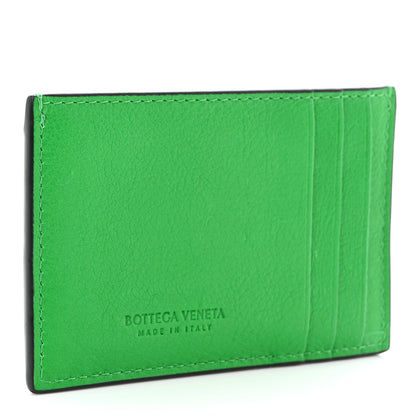 Bottega Veneta Nappa Intreccio Cassette Credit Card Holder Parakeet 3 of 7