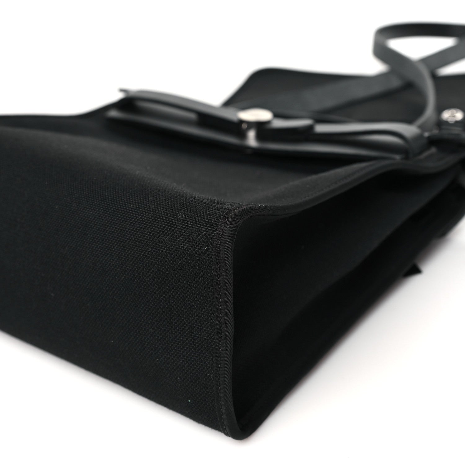 Hermes Military Toile Vache Hunter Herbag Zip PM 31 Black 11 of 11