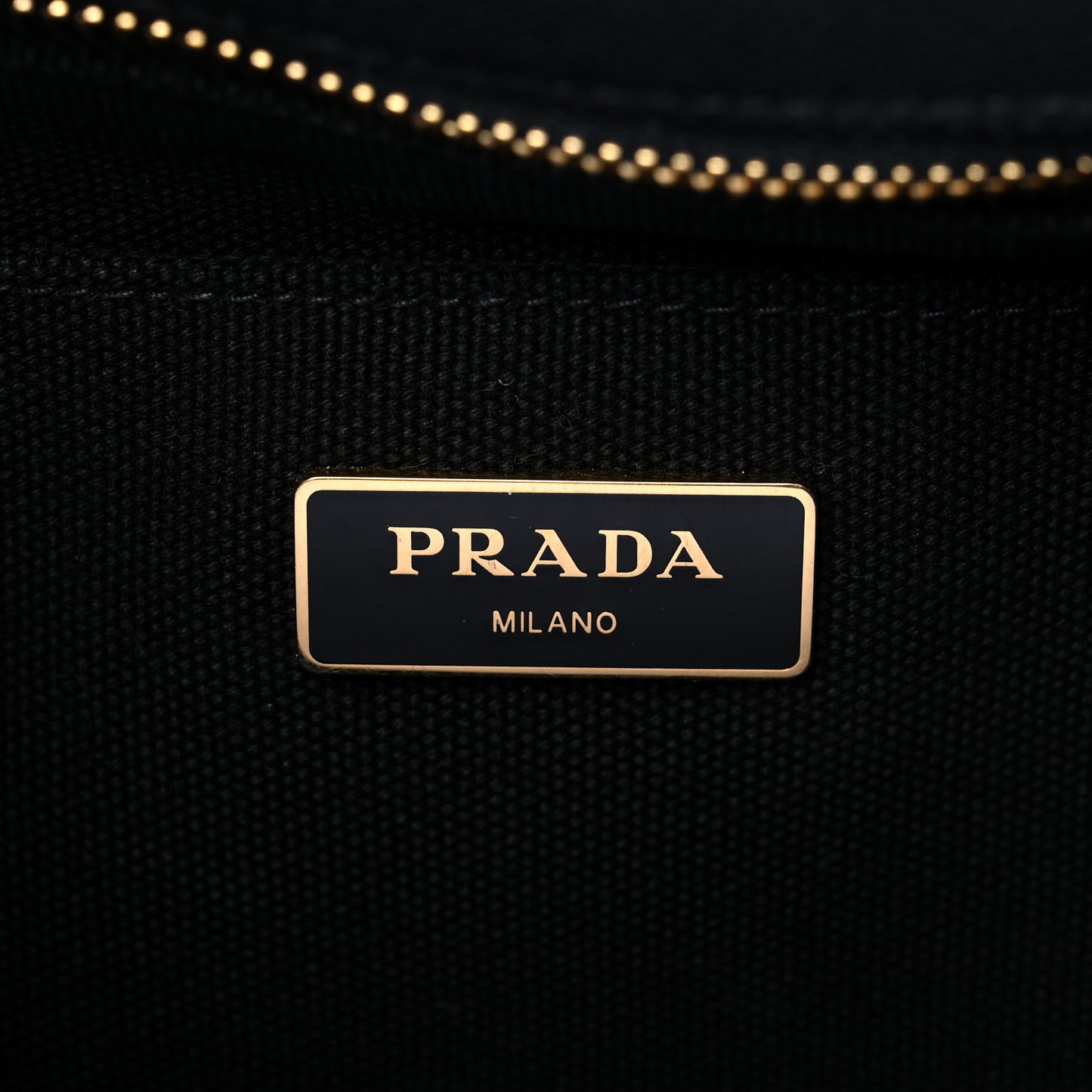 Canapa Small Logo Tote Black