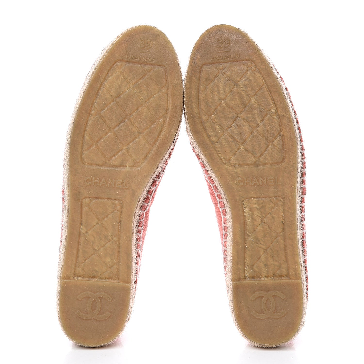 Chanel Suede CC Espadrilles 39 Pink 6 of 12