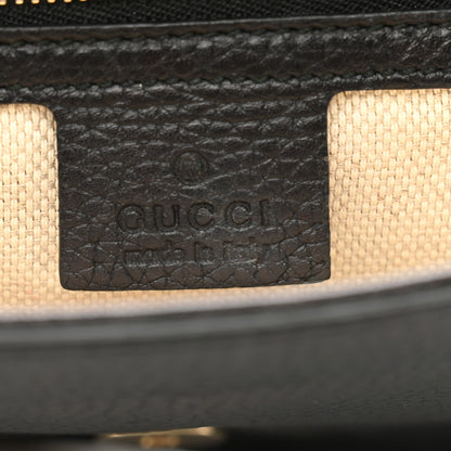Gucci Pebbled Calfskin Medium Soho Clutch Black 6 of 12