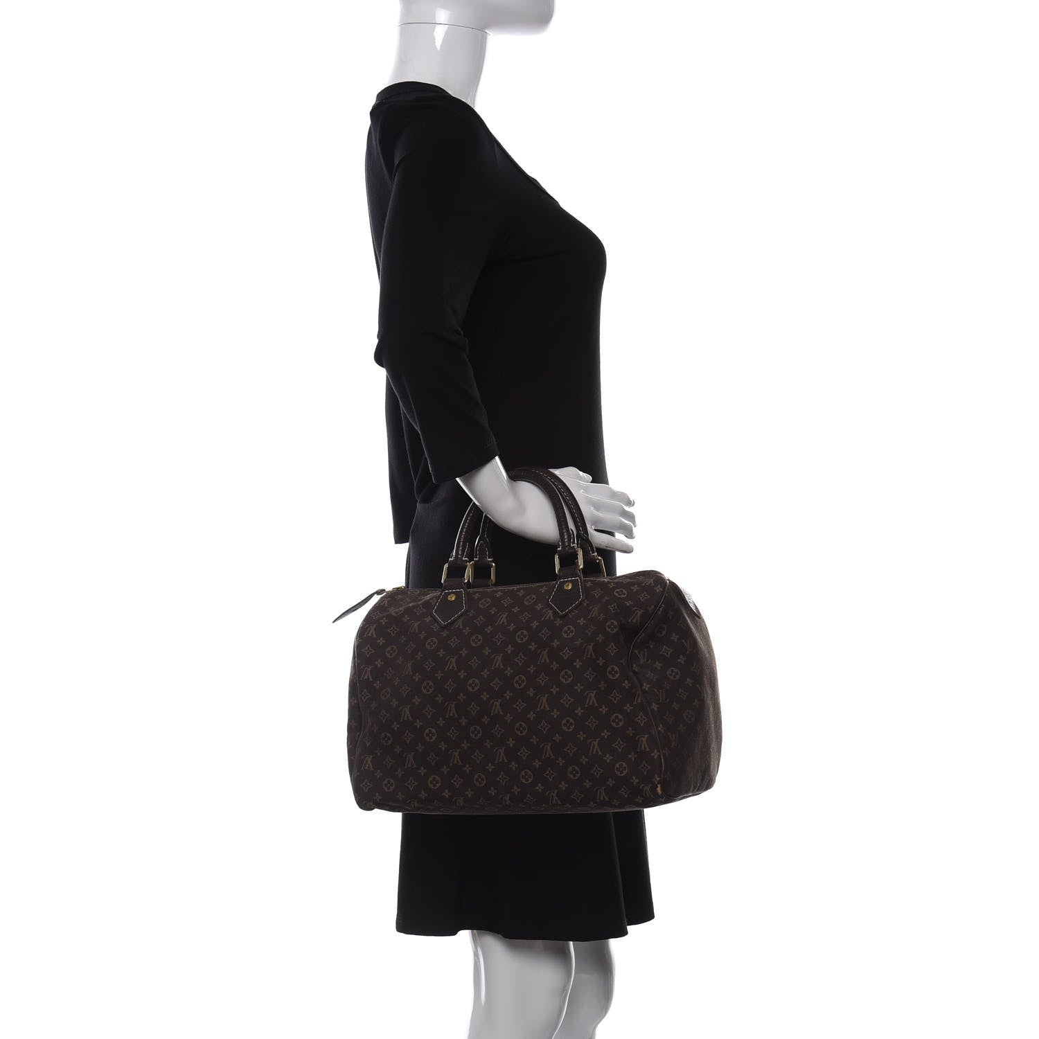 Louis Vuitton Mini Lin Speedy 30 Ebene 2 of 9
