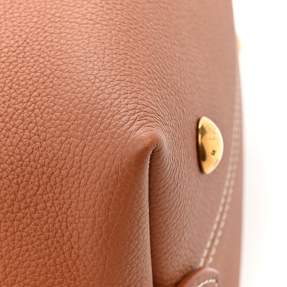 Louis Vuitton Grained Calfskin Low Key Hobo PM Cognac 12 of 14
