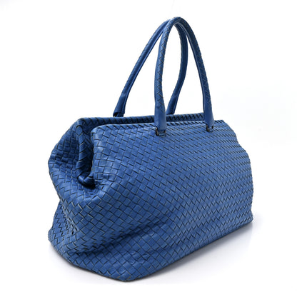 Bottega Veneta Nappa Intrecciato Brick Tote Celeste 3 of 14