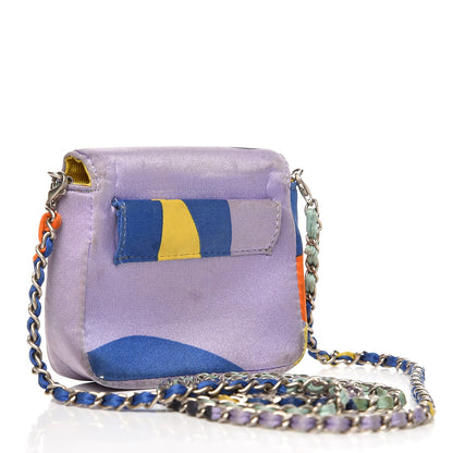 Chanel Satin Convertible Micro Flap Multicolor 4 of 16
