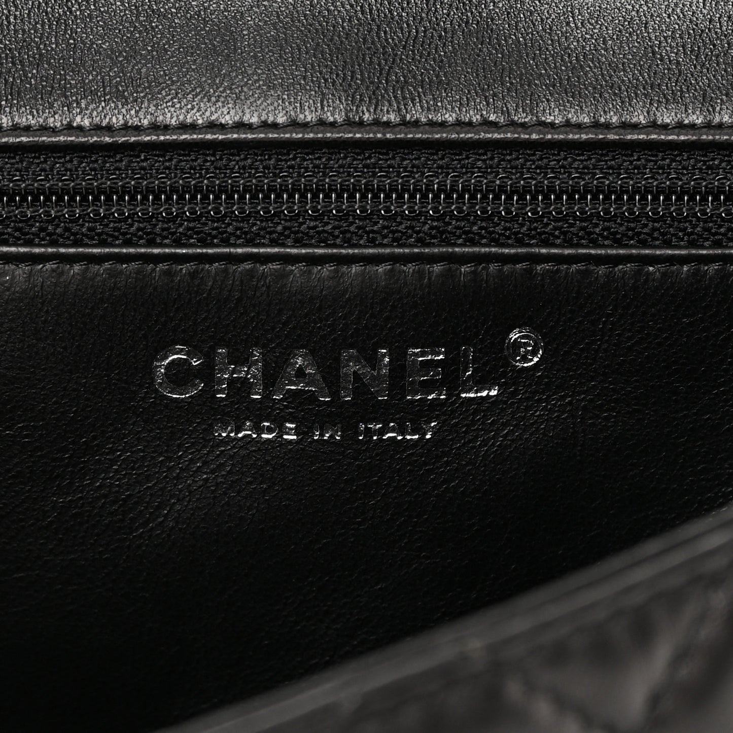 Lambskin Quilted Large Roll 2.55 Reissue Clutch Black