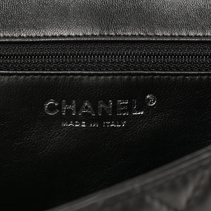 Chanel Lambskin Quilted Large Roll 2.55 Reissue Clutch Black 6 of 13